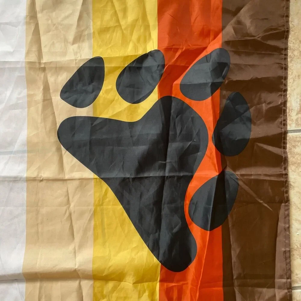 The International Bear Brotherhood Flag PRIDE LGBTQ Cub Otter 5’ x 3’‎
